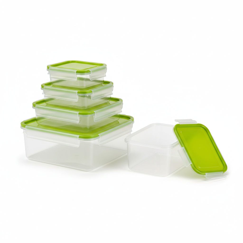 Set de 5 tuppers herméticos